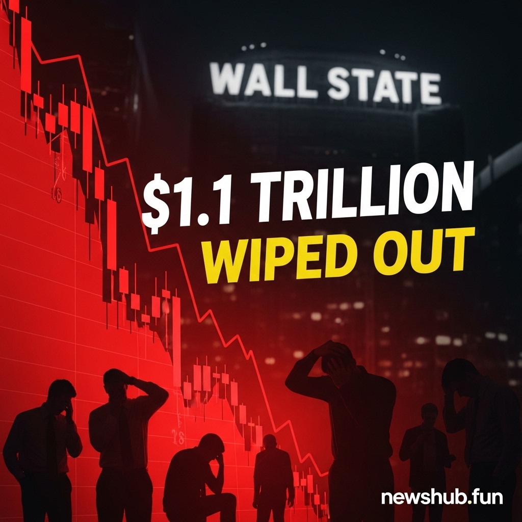 Weak Jobs Report & Trump Tariffs Send U.S. Stocks Plunging, Wiping Out $1.1 Trillion in Value